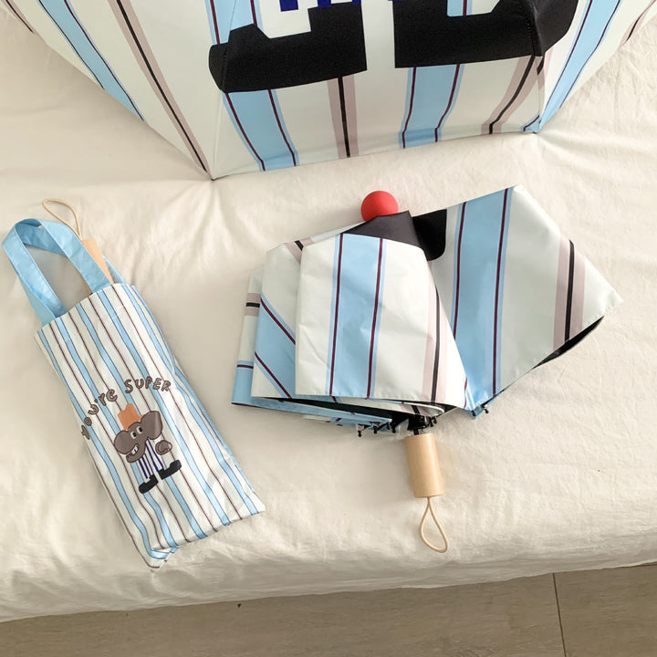 Ladies practical folding umbrella with innovative drip design Kalsten