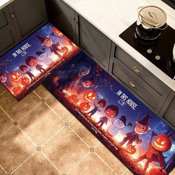 Halloween Themed Kitchen Comfort Mat