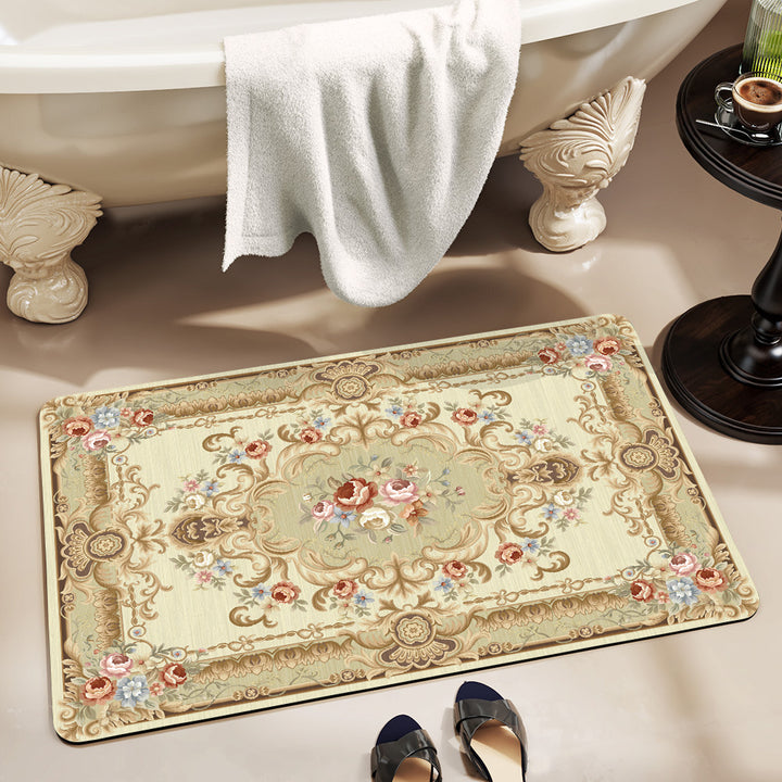 Ornate Decorative Bath Mat Kalsten