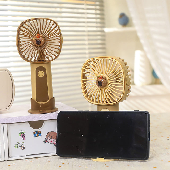 Portable table fan with flexible tilt adjustment Kalsten