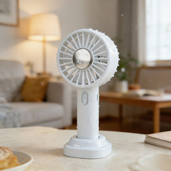 Unisex Portable Hand Fan with Integrated Water Spray Mechanism Kalsten