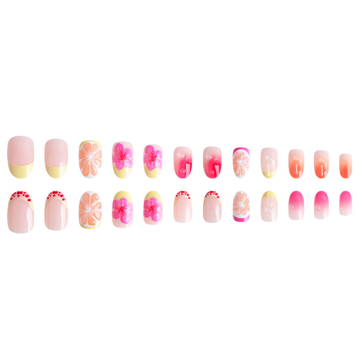 Tropical Floral Nail Art Set Kalsten