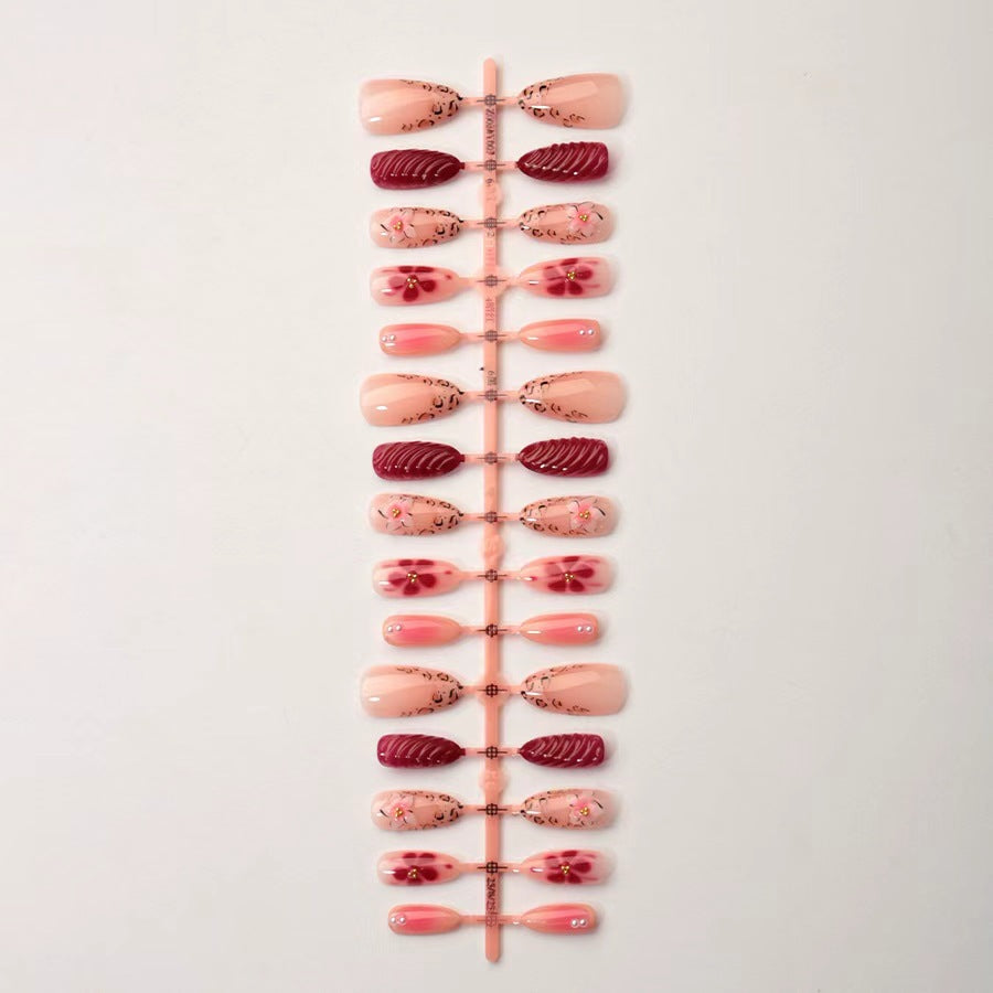 Floral Artistry Press-On Nail Set Kalsten