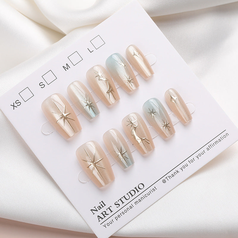 Artistic Press-On Nail Design Kalsten