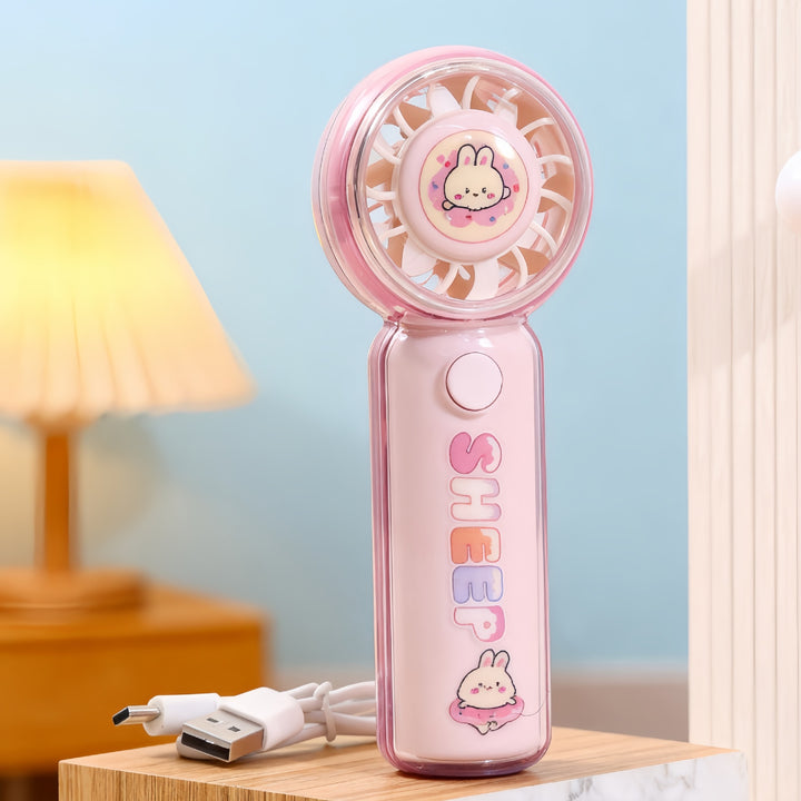 Ladies Portable Hand Fan with Playful Design Kalsten