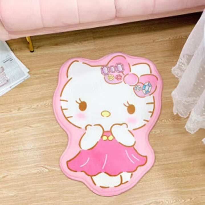 Cute Animal-Themed Plush Bath Mat