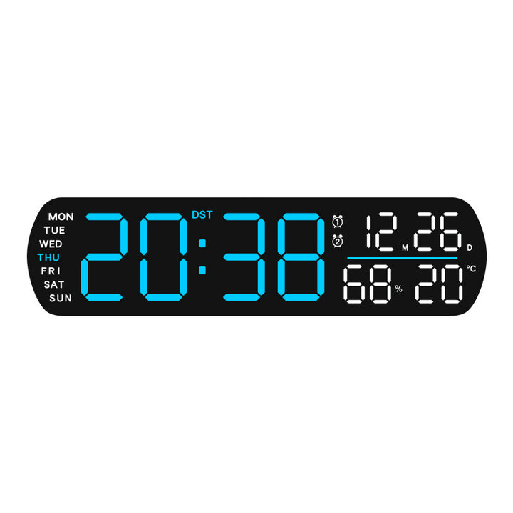 Digital Wall Clock with Multifunctional Display Kalsten