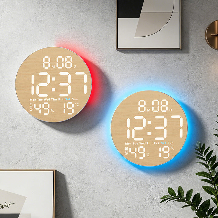 Innovative wooden digital alarm clock Kalsten