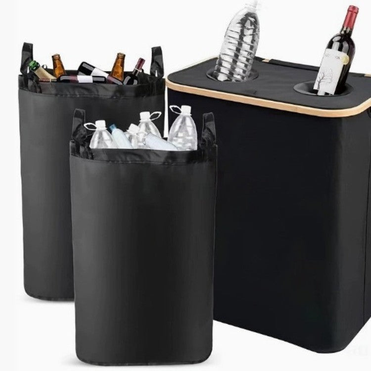 Multifunctional laundry storage box with bamboo lid Kalsten