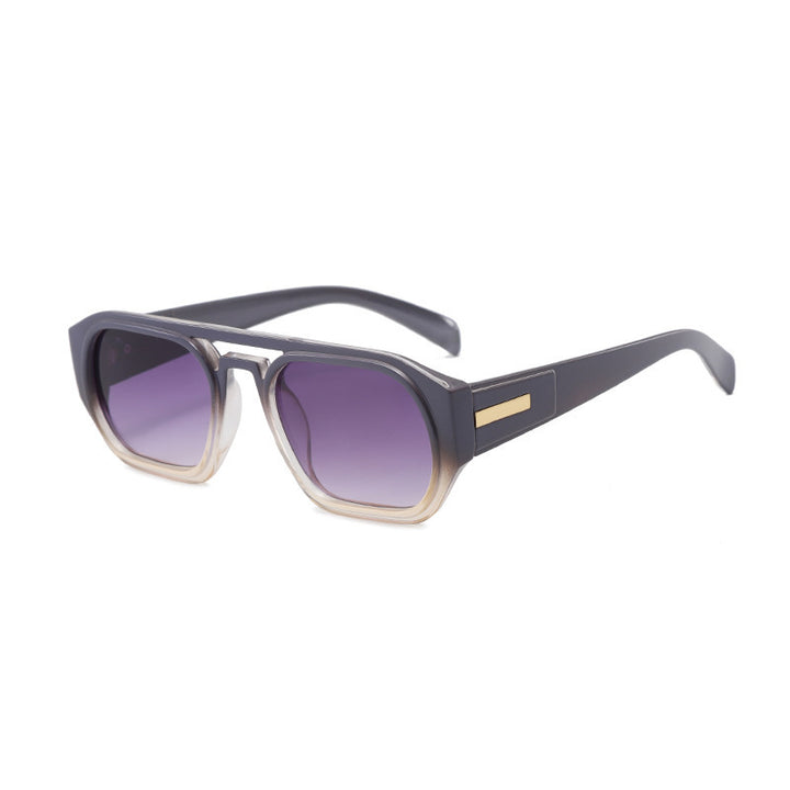 Women’s fashionable rectangular glasses with elegant metal accent Kalsten