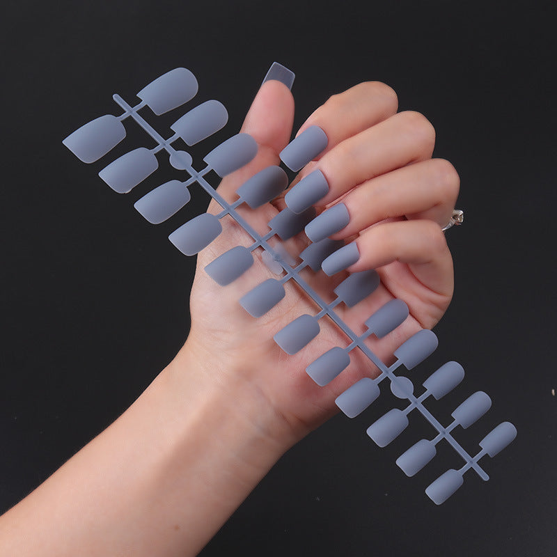 Matte Finish Long Stiletto Press-On Nails Kalsten