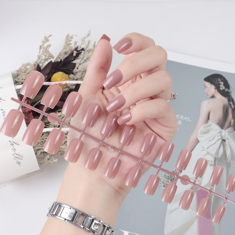 Natural Glossy Press-On Nail Tips Kalsten