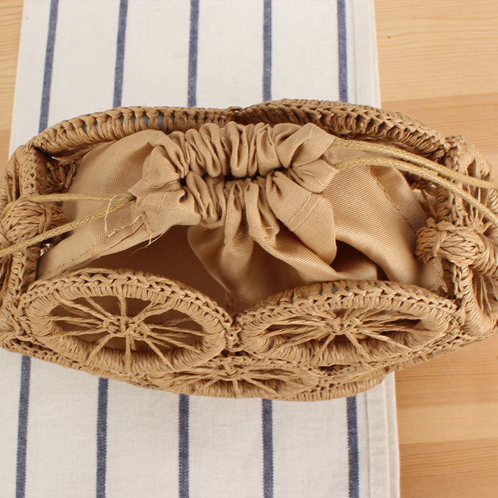 Round Bast Crossbody Bag with Unique Structural Design Kalsten