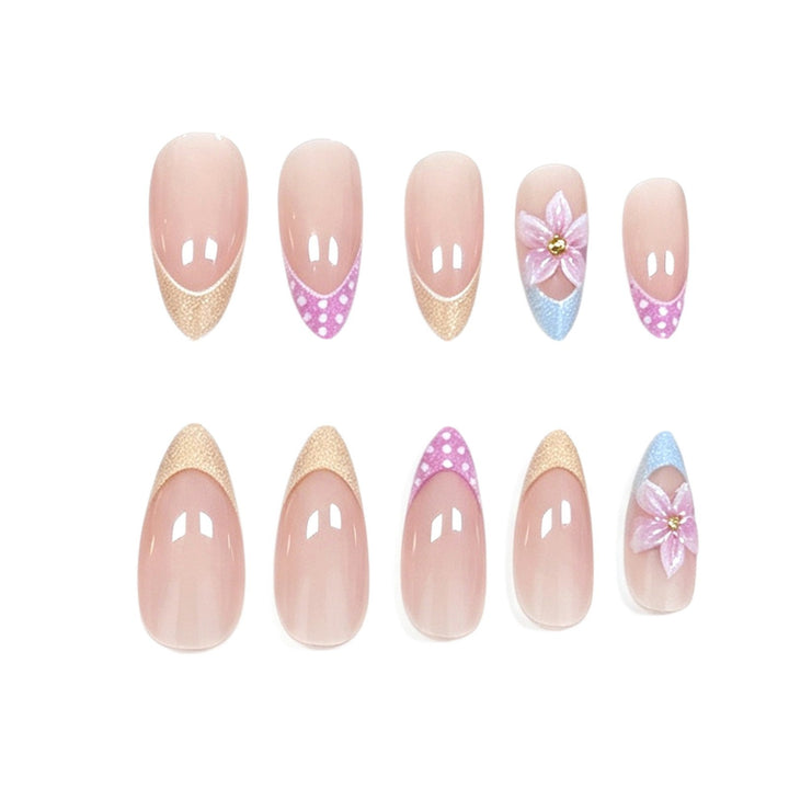 Artistic Floral Acrylic Nail Extensions Kalsten 1789915721