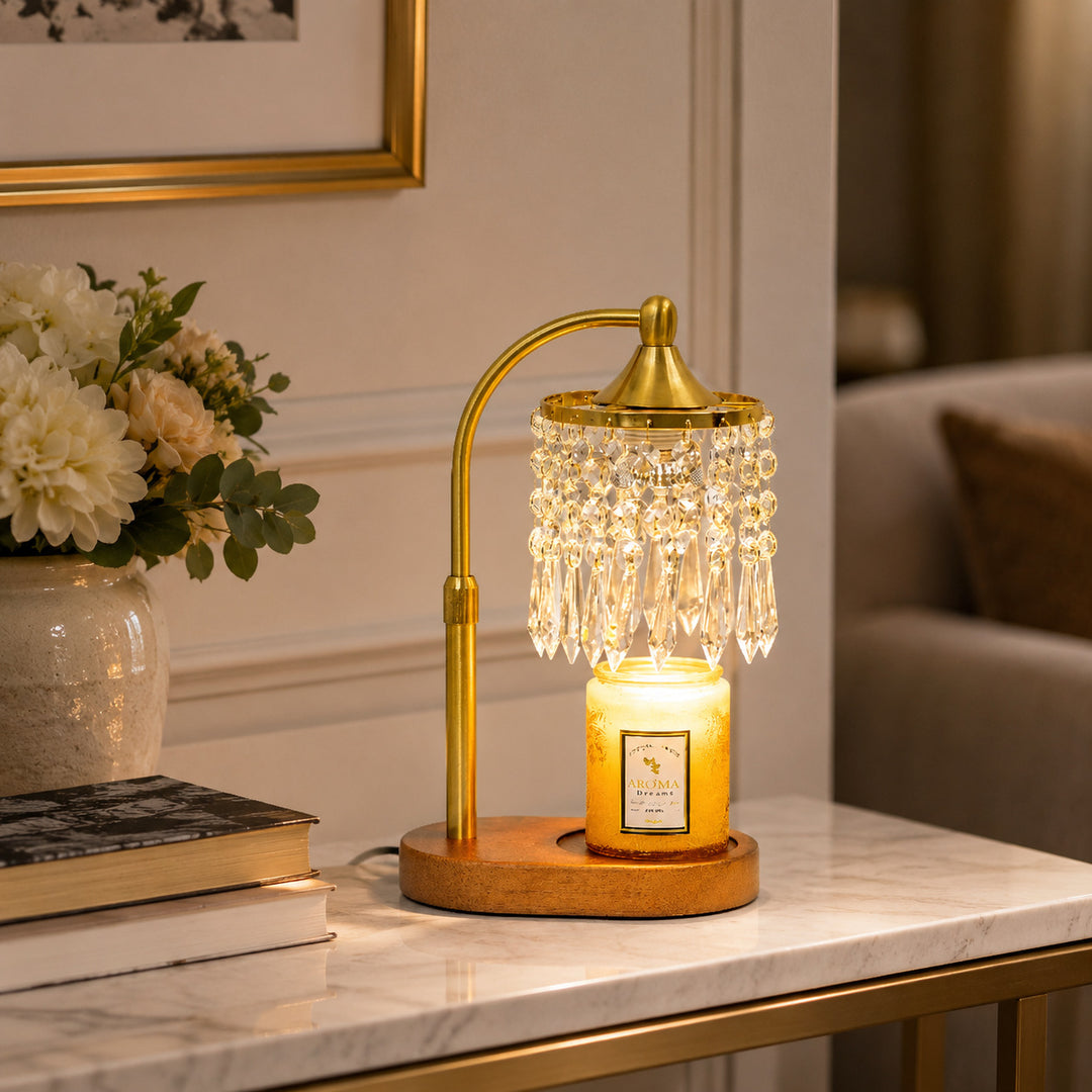 Elegant Glass Table Lamp
