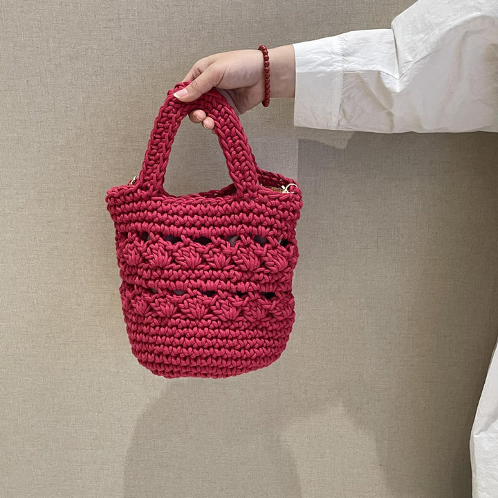 Fashionable handbag with stylish structure pattern Kalsten