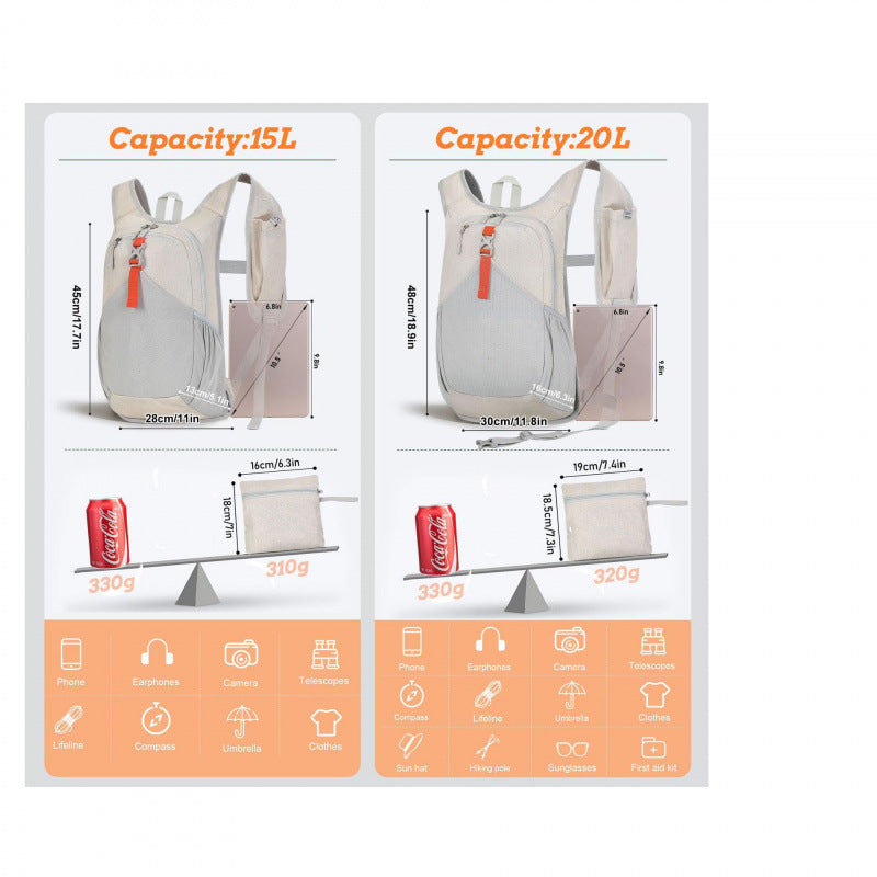 Ergonomic leisure backpack with practical smartphone pocket Kalsten