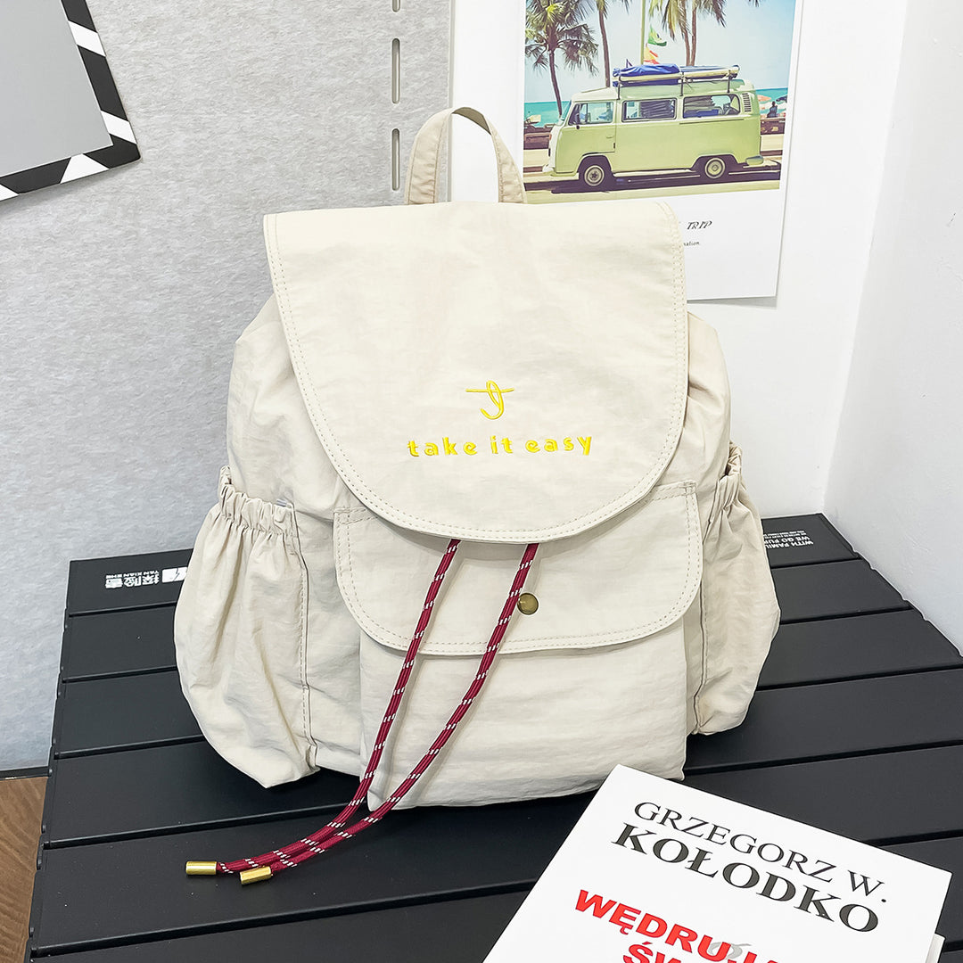 Casual Drawstring Closure Backpack Kalsten
