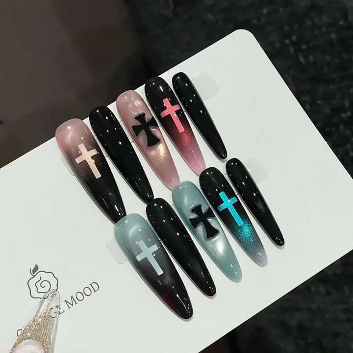 Artistic Long Stiletto Nail Enhancements Kalsten