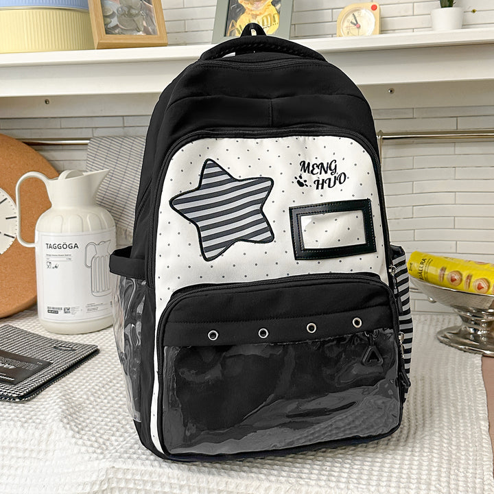 Fun-Themed Star Print Backpack Kalsten