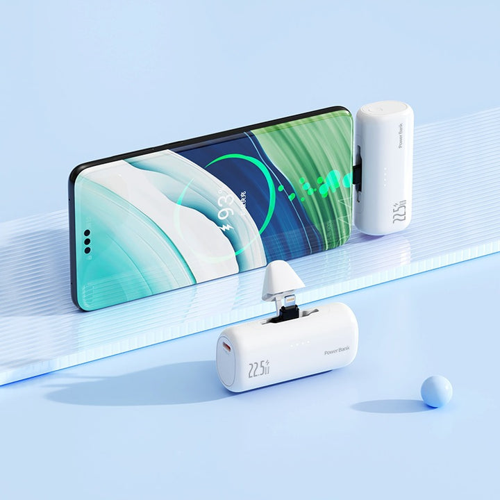 Compact power bank with integrated charging adapter Kalsten