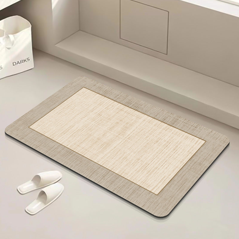 Modern Geometric Bath Mat Kalsten