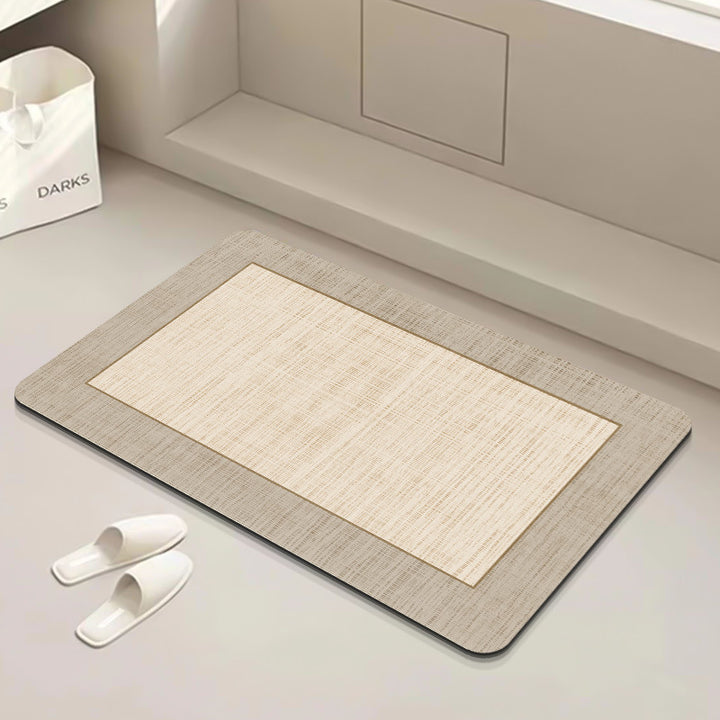 Modern Geometric Bath Mat Kalsten