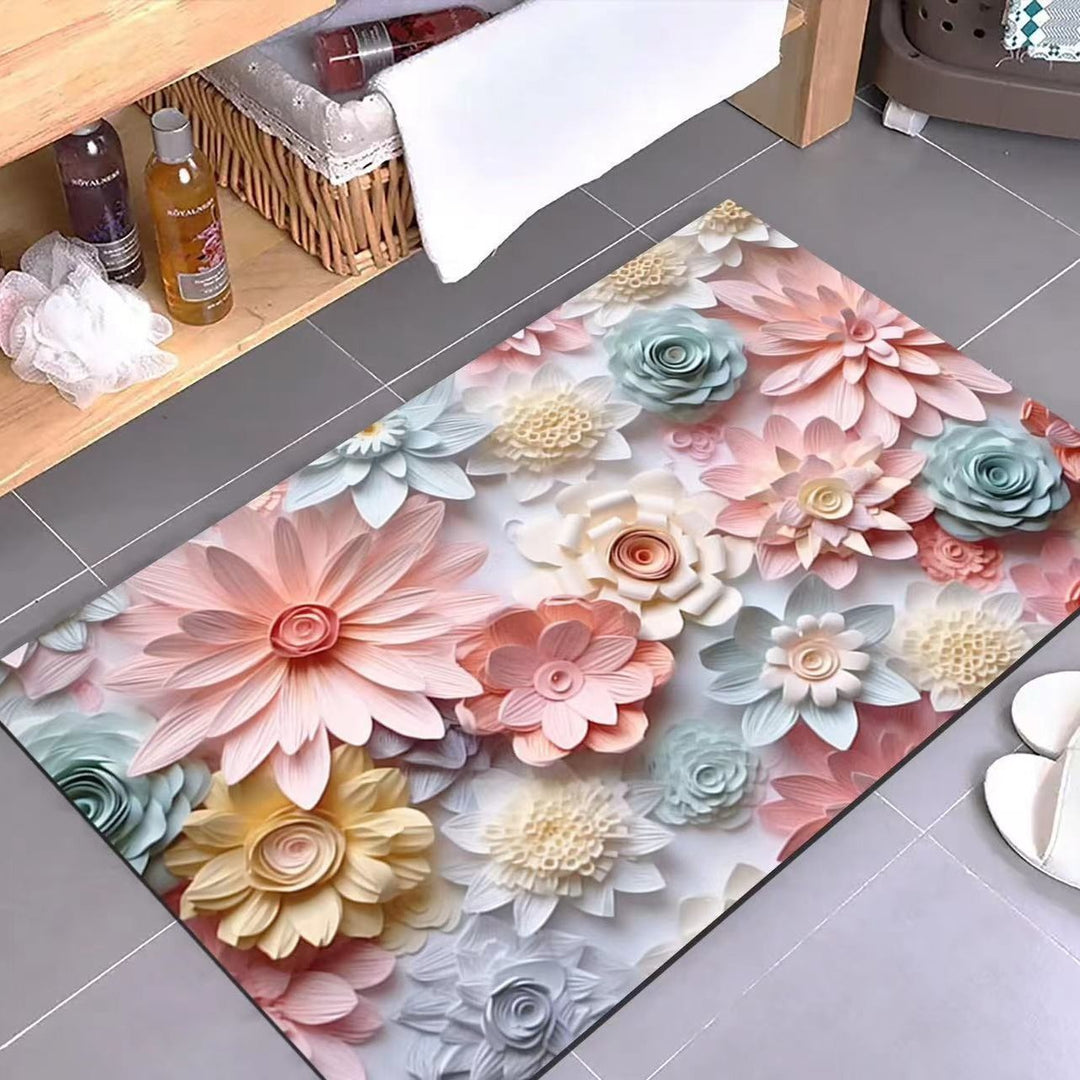 Floral Pattern Mat