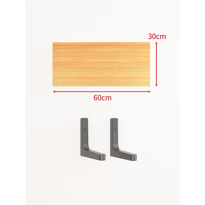 Long Narrow Floating Wall Shelf Kit with Concealed Heavy-Duty Brackets