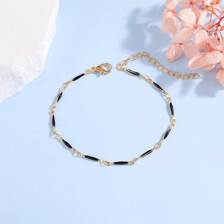 Elegant Adjustable Gemstone Chain Bracelet Kalsten
