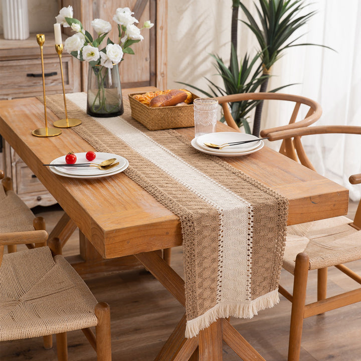 Woven Natural Fiber Table Runner