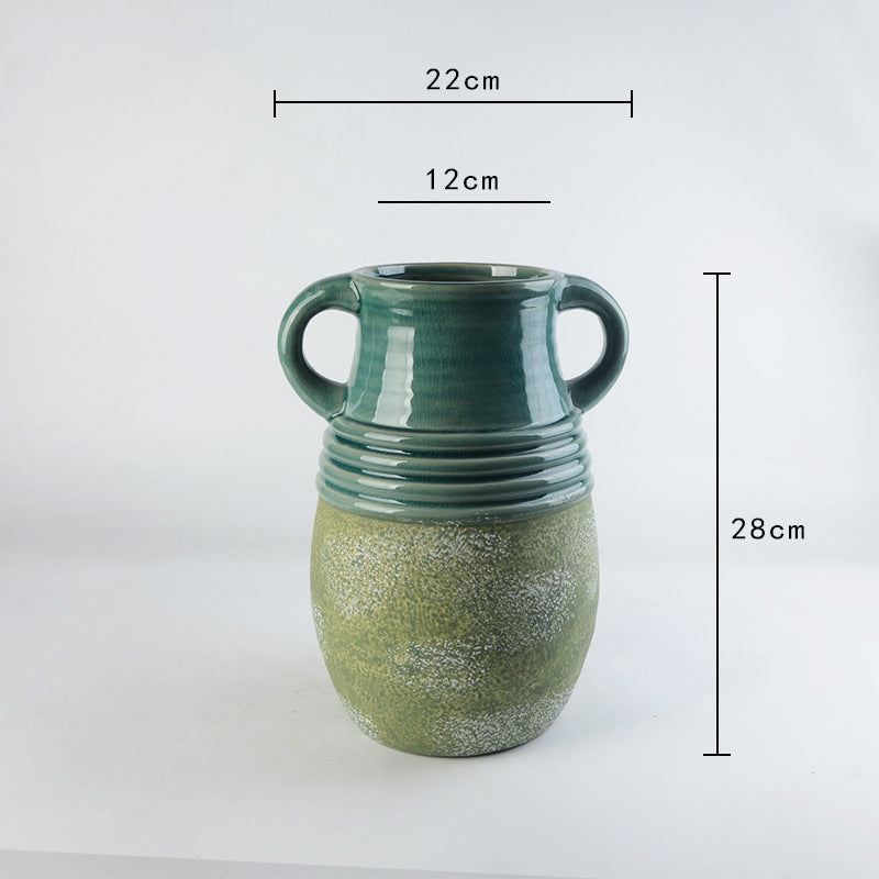Decorative and modern ceramic vase Kalsten