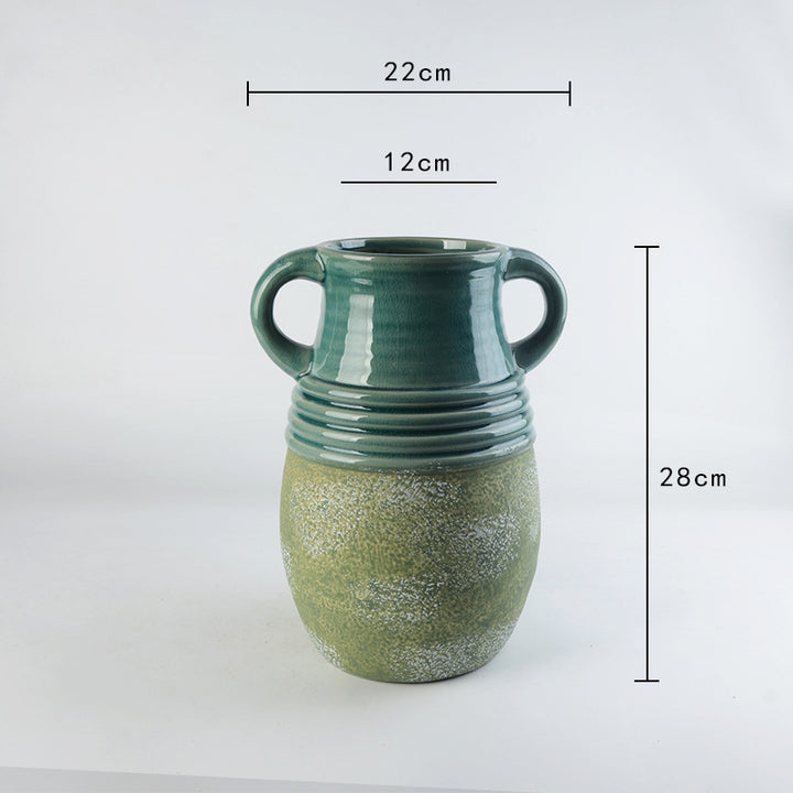 Decorative and modern ceramic vase Kalsten