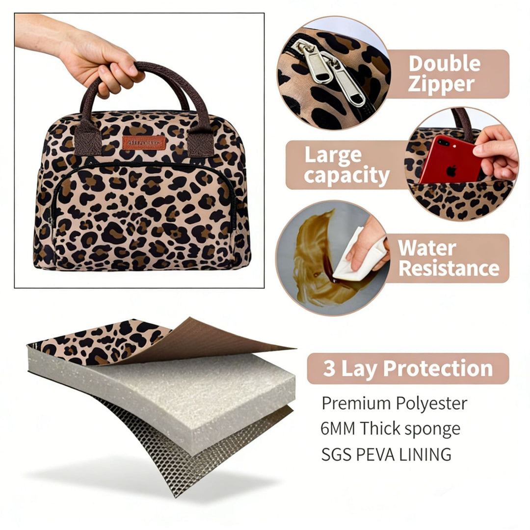 Stylish Leopard Print Handbag