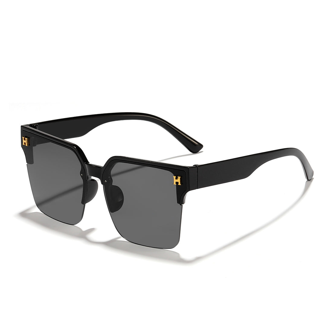 Women's modern square sunglasses with transparent frame Kalsten