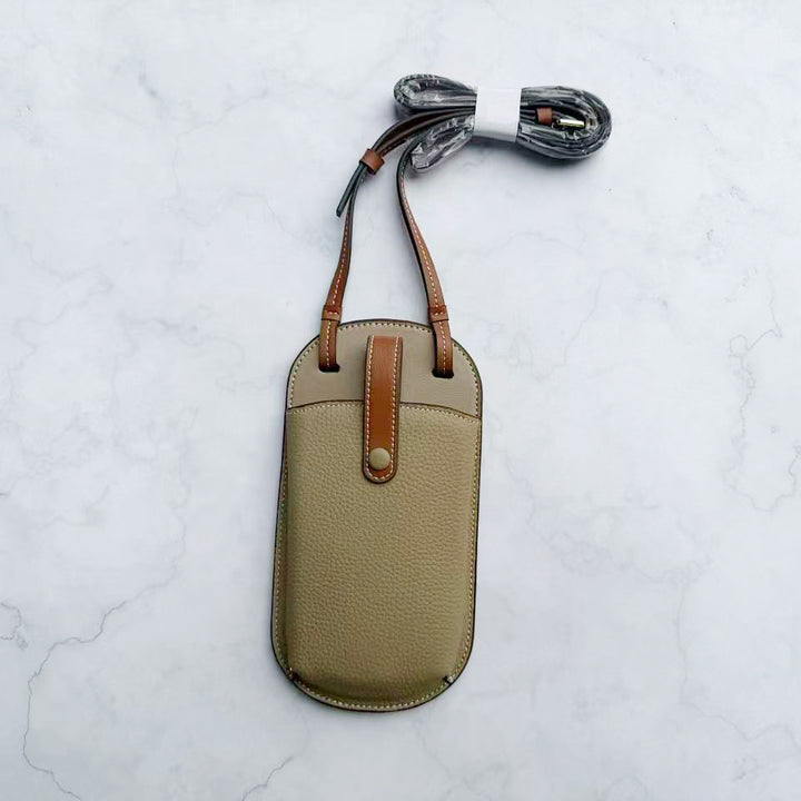 Leather Crossbody Phone Pouch kalsten