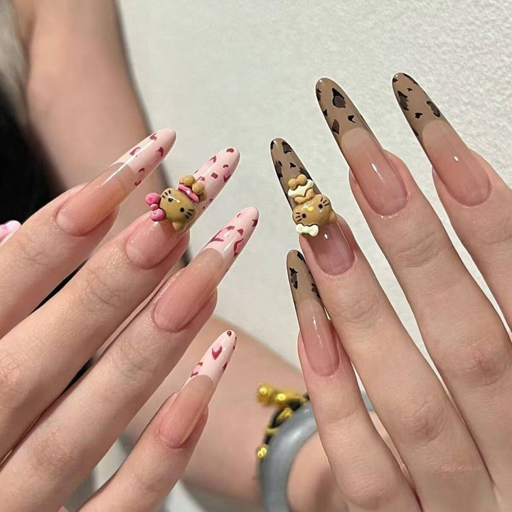 Premium Glittering Press-On Nail Extensions Kalsten