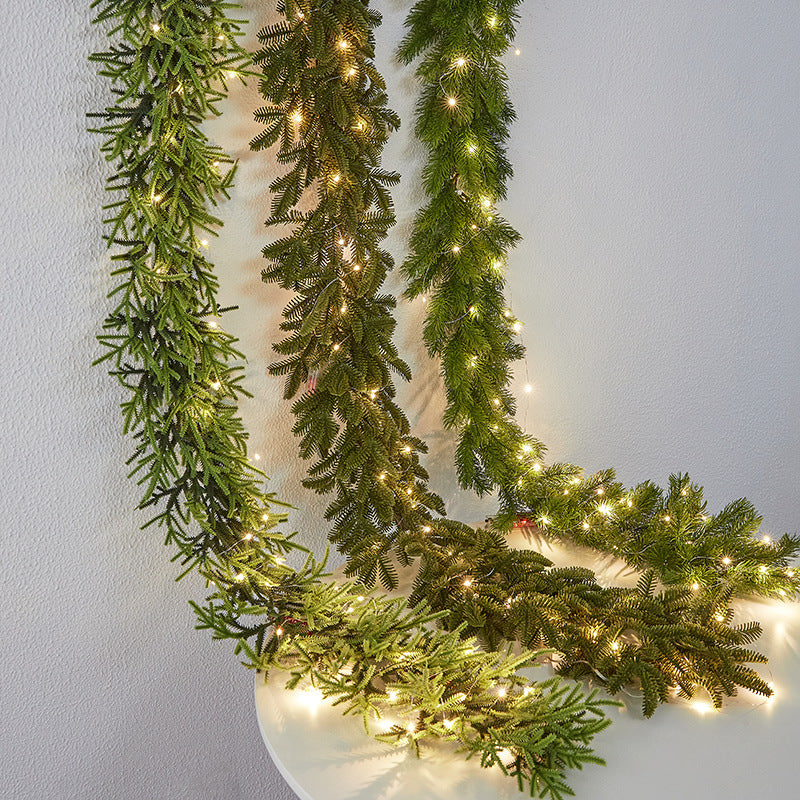 Artificial Frosted Pine Garland