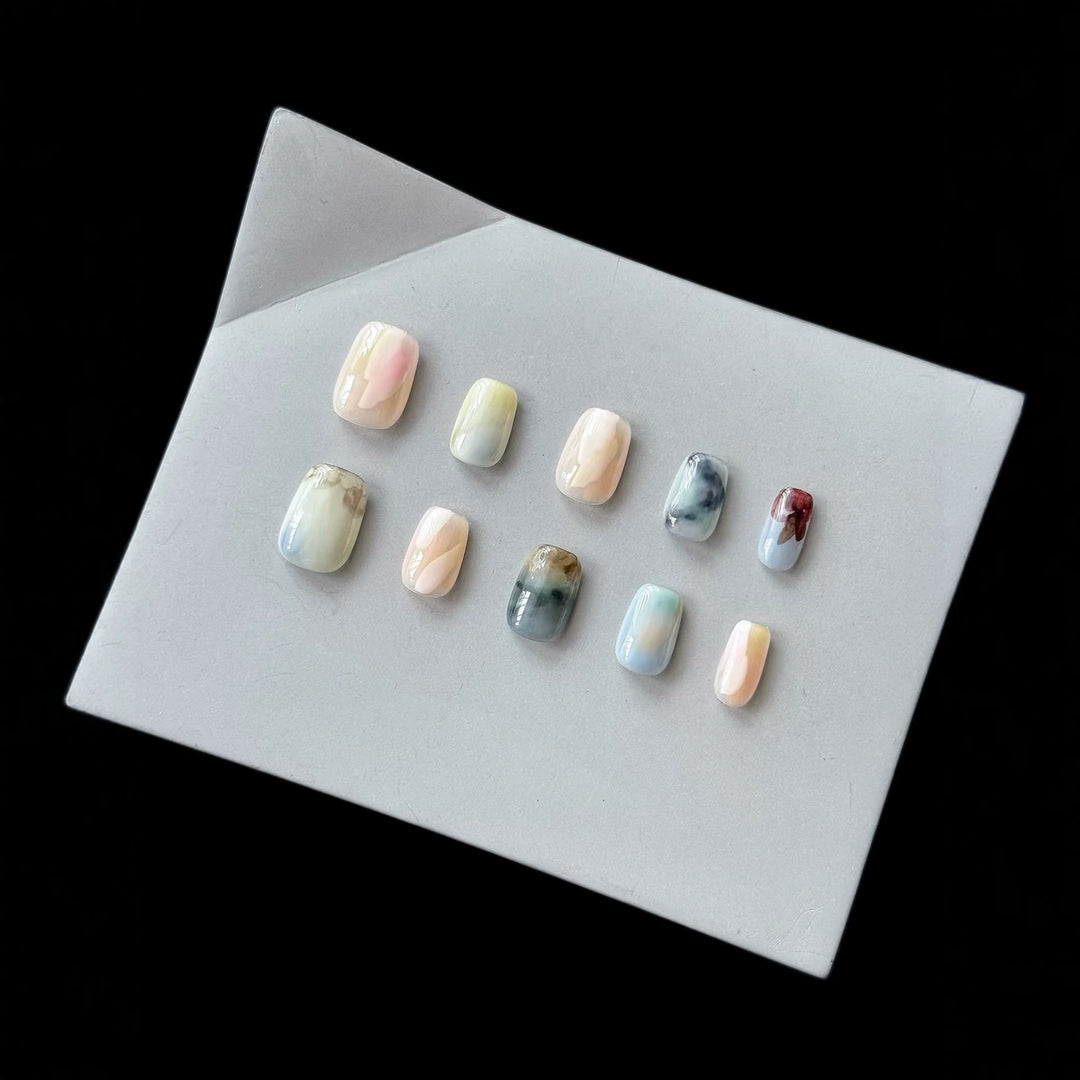 Artistic Marble Effect Nail Art Set