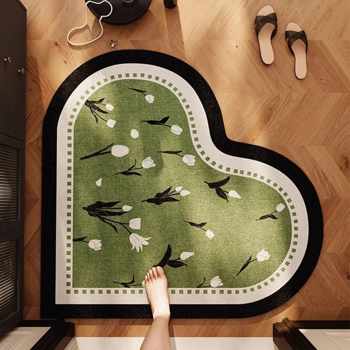 Decorative Heart-Shaped  Rug