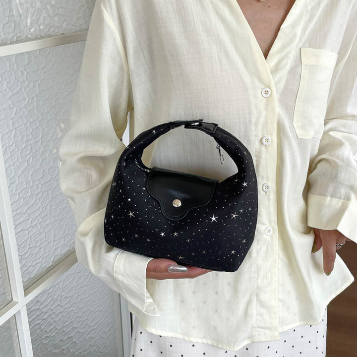 Stylish Starry Print Hobo Bag