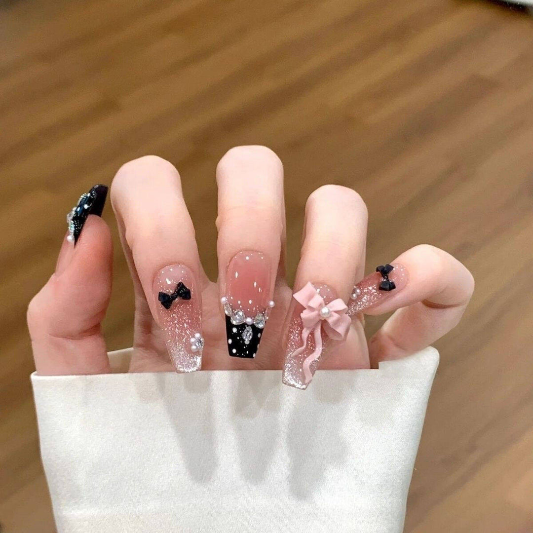 Decorative Press-On Nail Design Set Kalsten