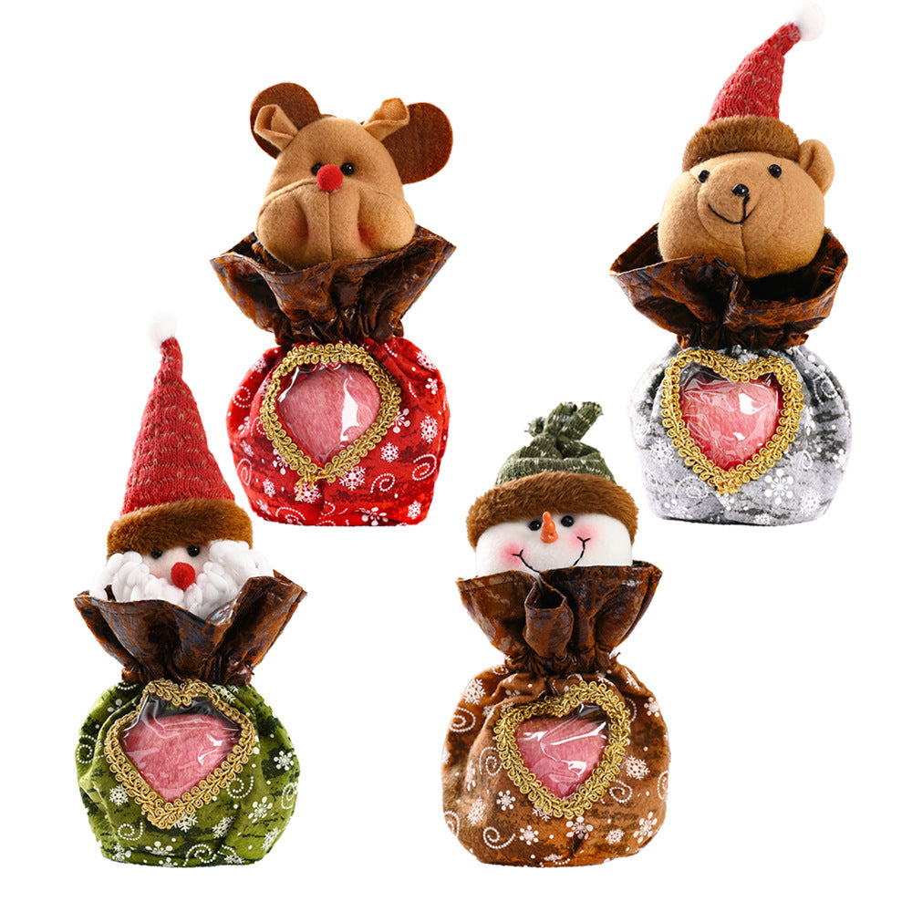 Cute Christmas figure with heart pouch Kalsten