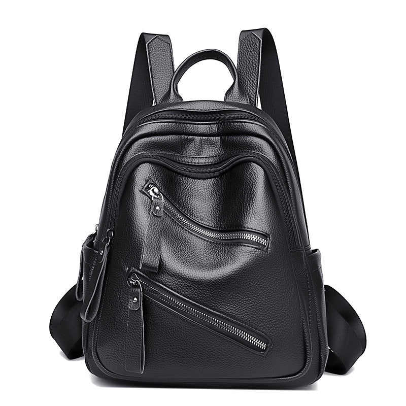 Fashionable Leather Backpack Kalsten