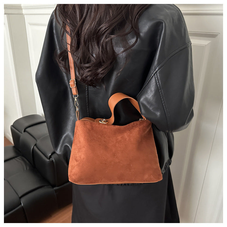 Suede Mini Handbag