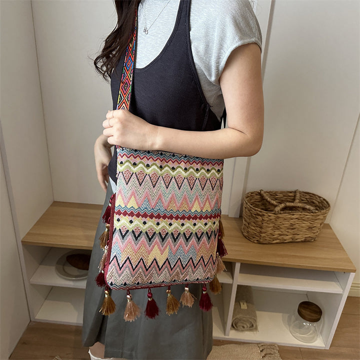 Bohemian Woven Shoulder Bag