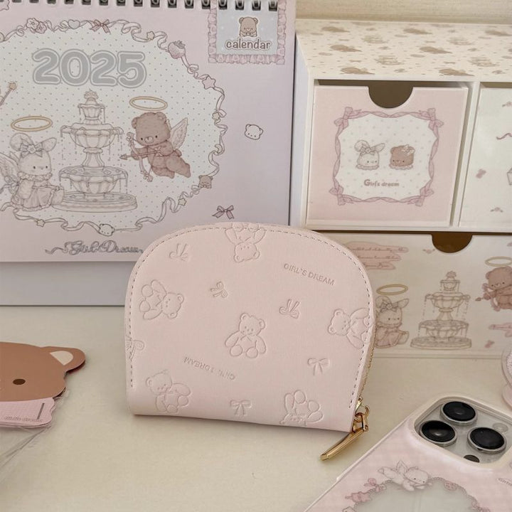 Cute Cartoon-Embossed Mini Pouch Kalsten
