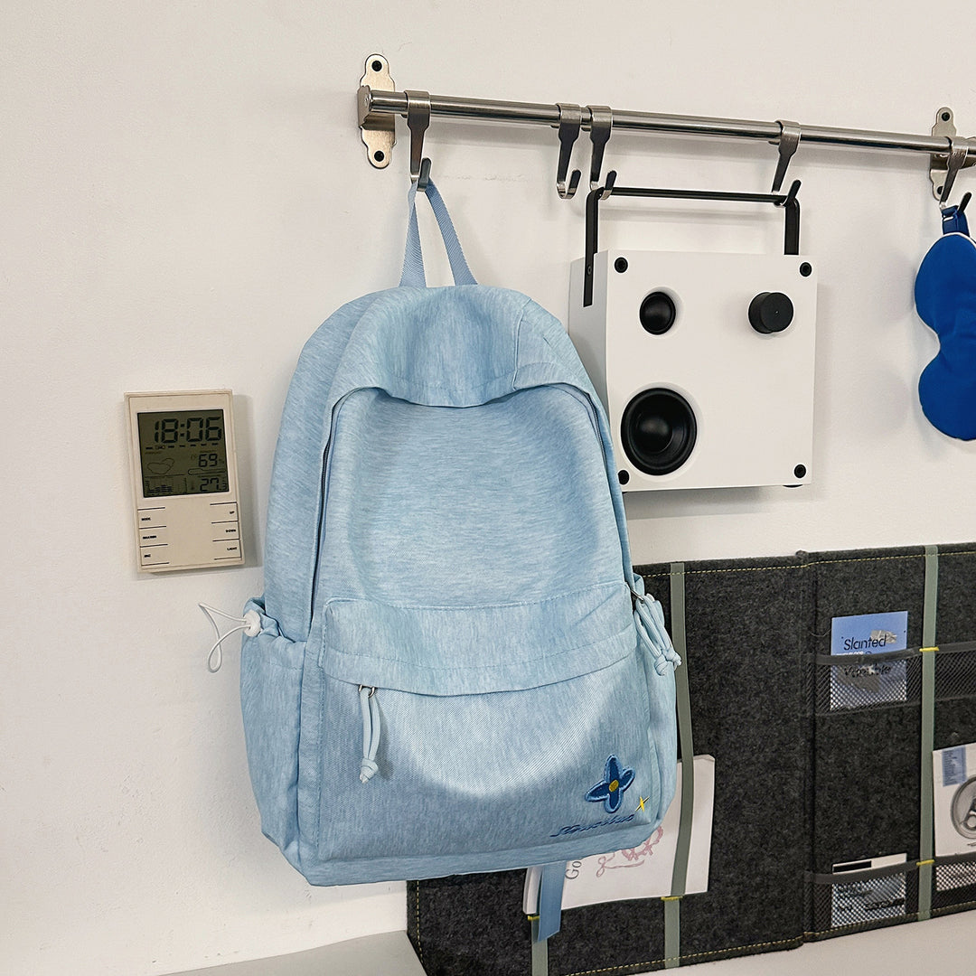 Casual Floral-Embroidered Backpack Kalsten