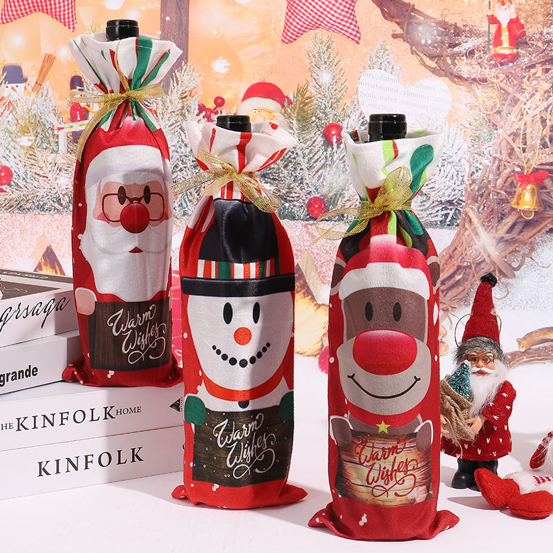Christmas wine bottle cover Kalsten