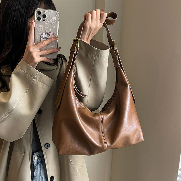 Soft Leather Shoulder Bag